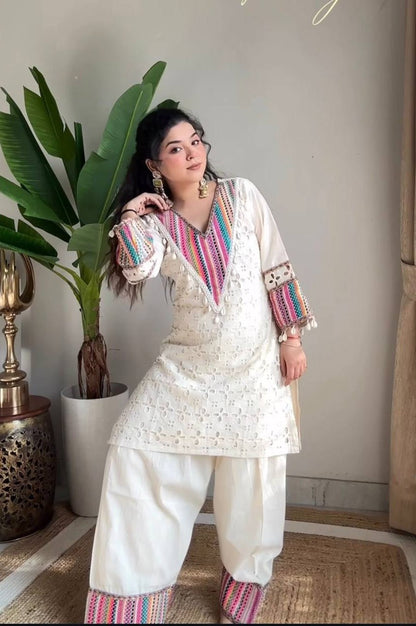 White Pearl Co-Ord Set