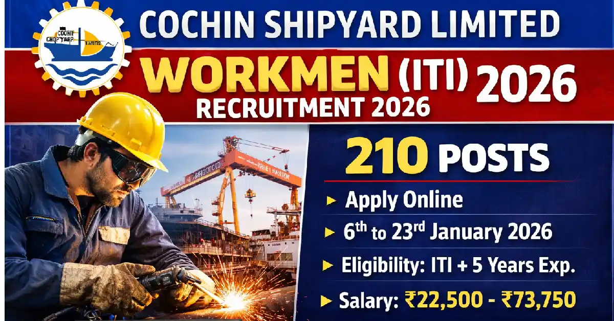 Cochin Shipyard Limited Workmen
